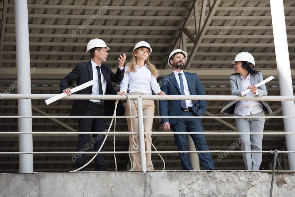 Architects discussing